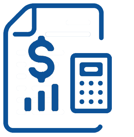 budget and financing icon