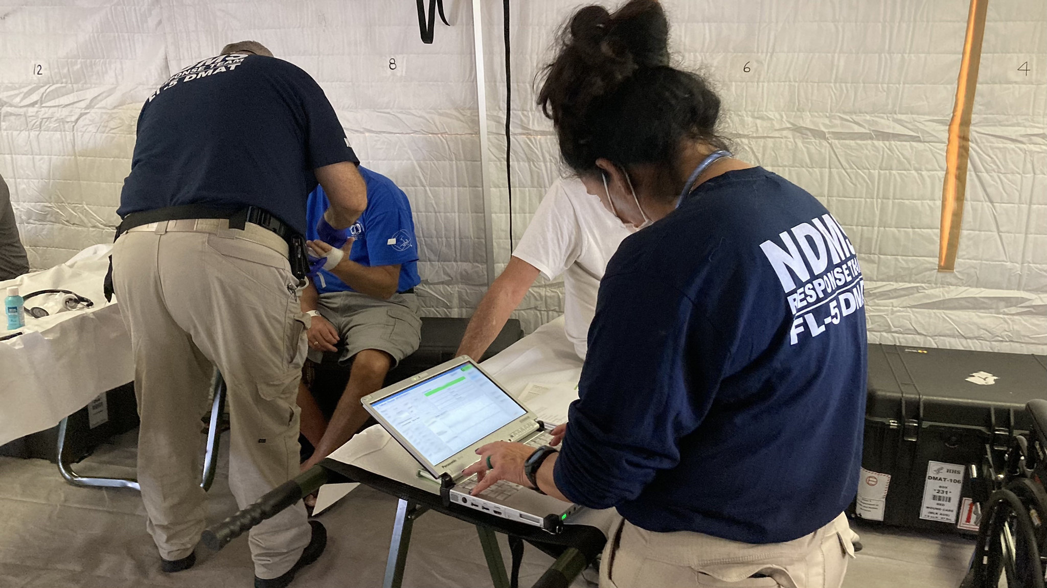 NDMS Responders in Lee, FL following Hurricane Ian